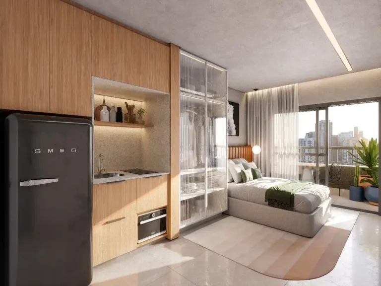 Apartamento 1 quartos Aclimação — Living do Tiê Aclimação - NR