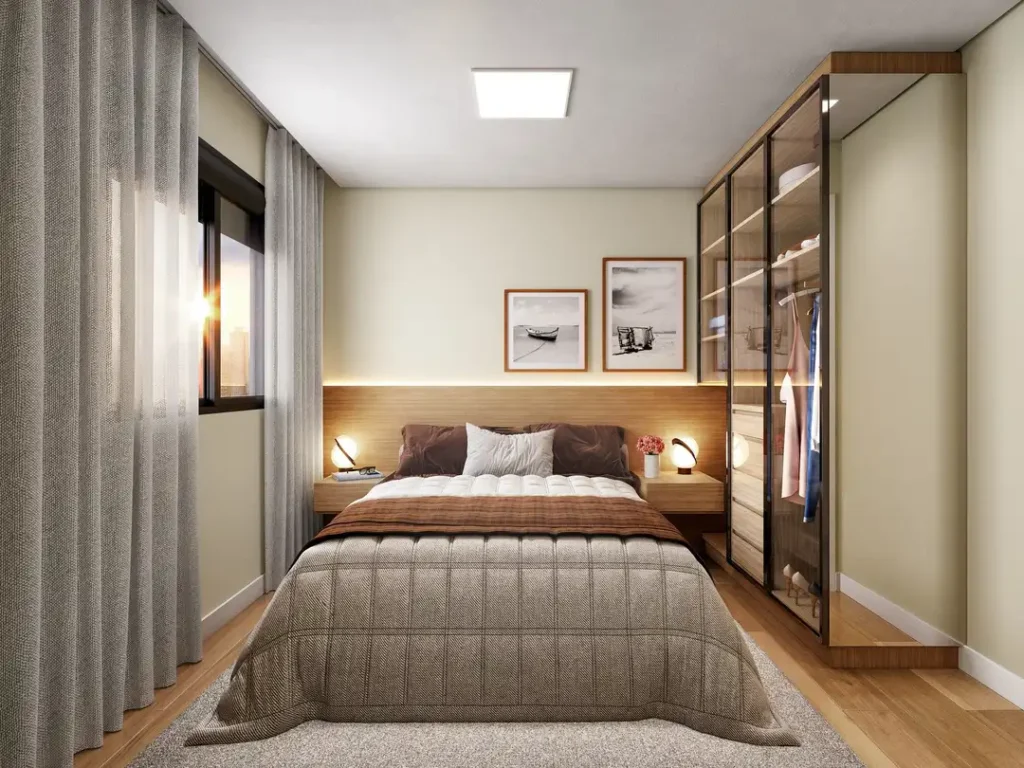 Bosque Ipiranga - Residencial - Fase 1 Ipiranga, São Paulo — Dormitorio, apartamento 2 quartos 37-38m²