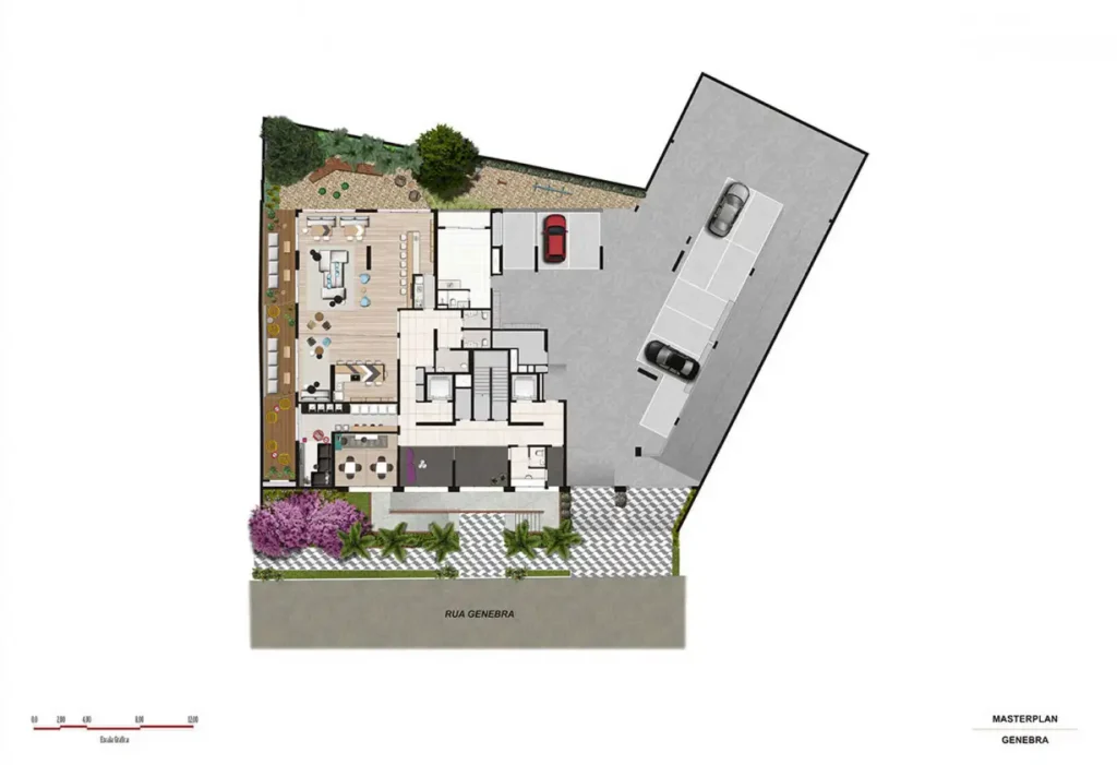 Setin Downtown Genebra — Planta