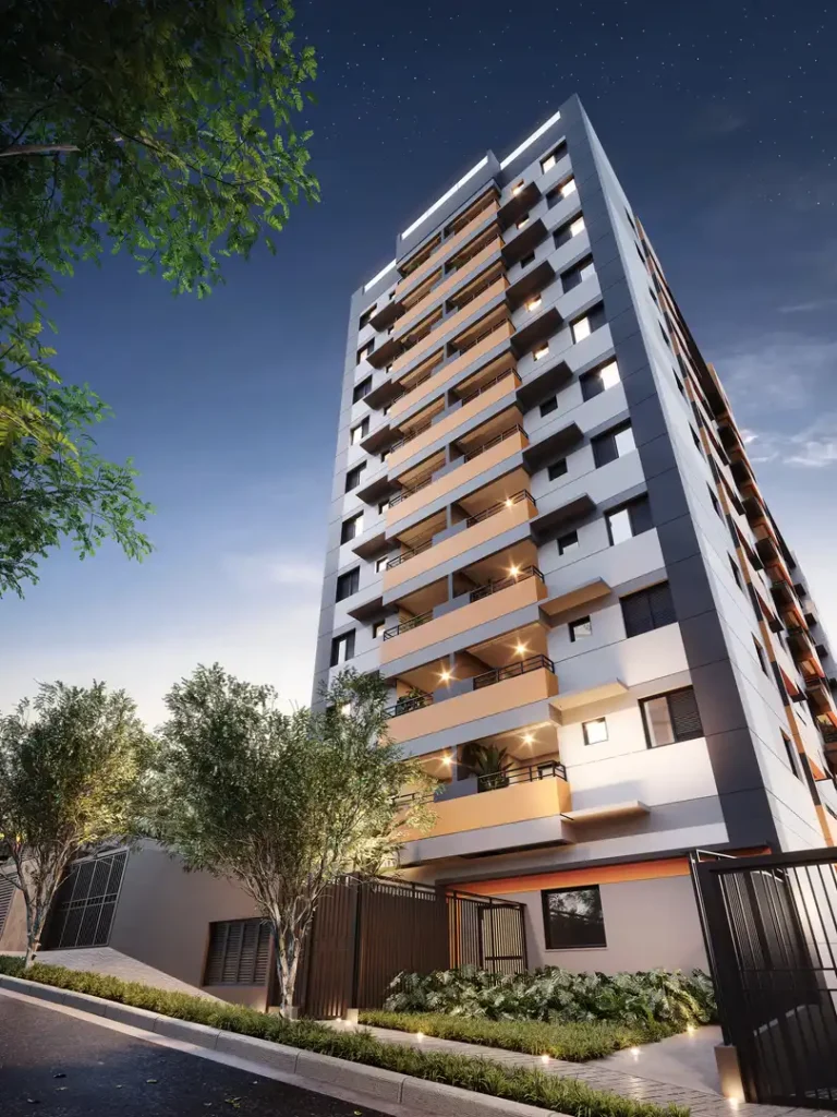 Fachada Vida Nova Vila Mascote — apartamento 1-2 quartos, Em construção em Vila Mascote