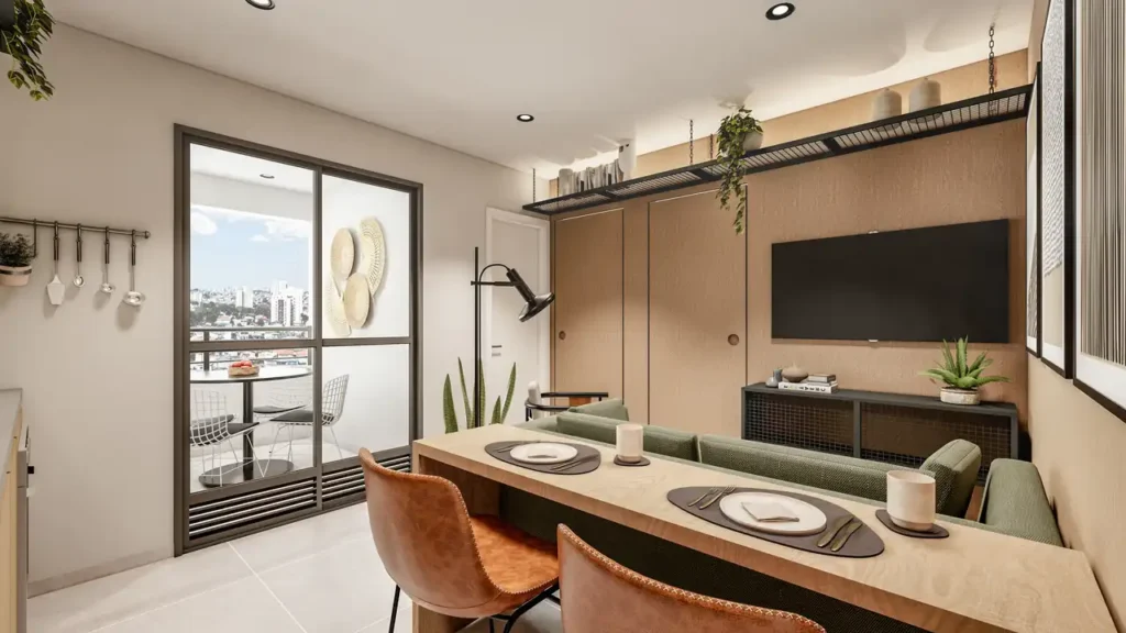 Vida Nova Vila Mascote Vila Mascote, São Paulo — Living, apartamento 1-2 quartos 24-67m²