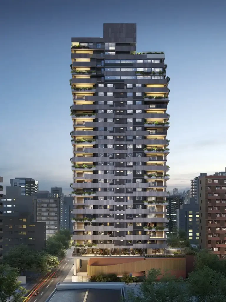 Fachada 280 Mateus Grou — apartamento 3-4 quartos, Em construção em Pinheiros