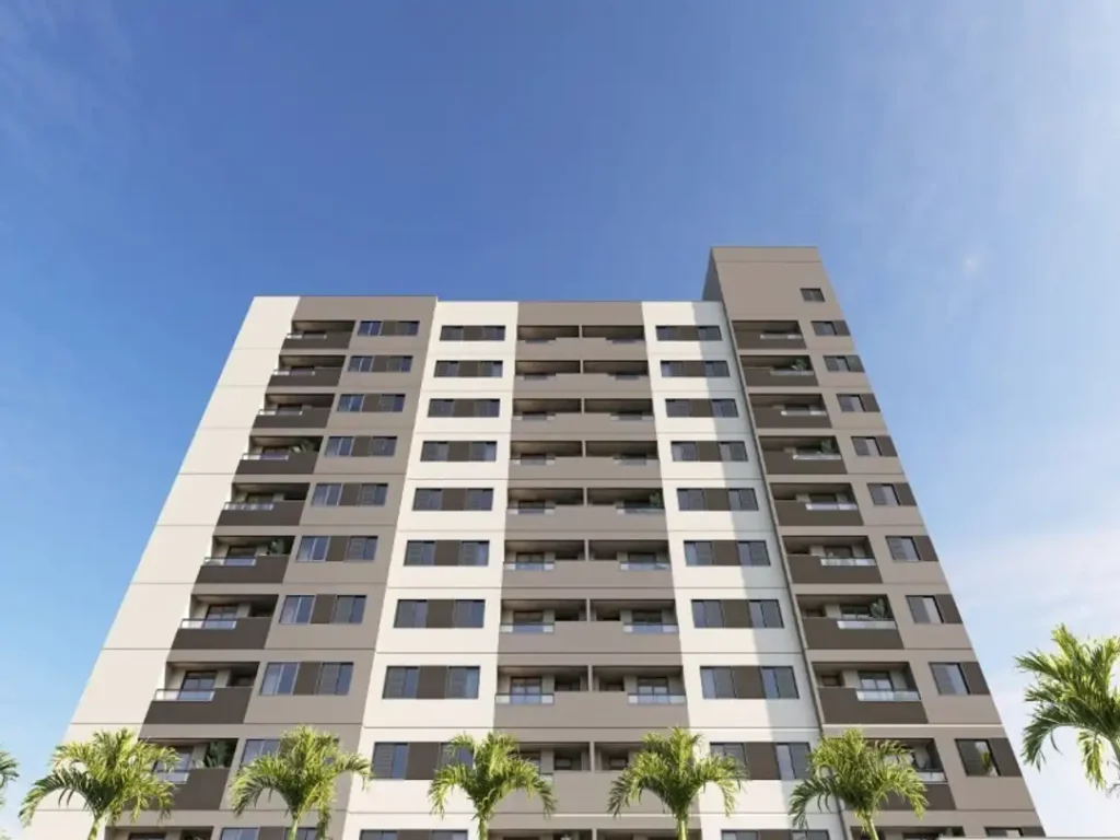 Fachada Vista Parque Chácara Joquey — apartamento 1-2 quartos, Em construção em Jardim Monte Kemel