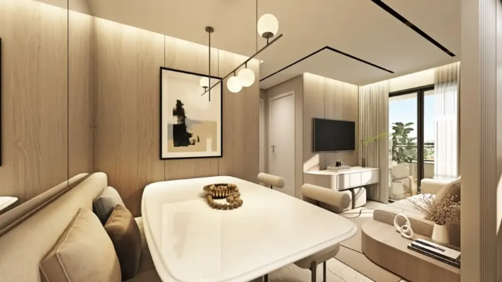 Vista Parque Chácara Joquey Jardim Monte Kemel, São Paulo — Living, apartamento 1-2 quartos 24-118m²