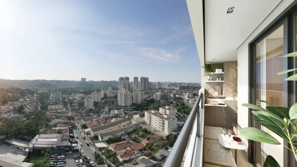 Terraço — Vista Parque Chácara Joquey (Abiatar Construtora e Incorporadora), 1-2 quartos em Jardim Monte Kemel