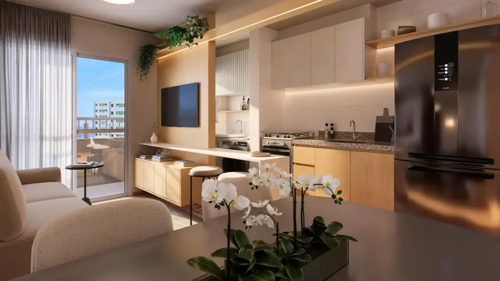 Living Poente das Bromélias — apartamento 2 quartos, Em construção em Pirituba