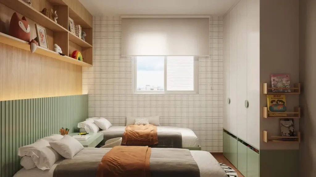 Poente das Bromélias Pirituba, São Paulo — Dormitório, apartamento 2 quartos 42-44m²