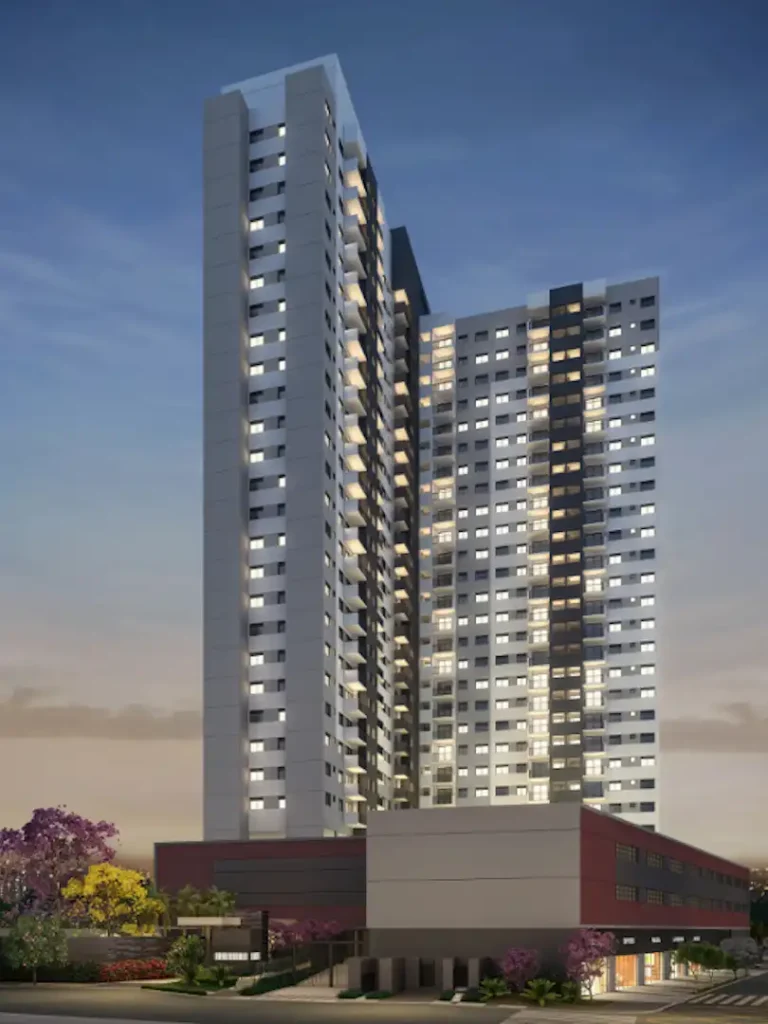 Fachada Quadra Vila Mascote — apartamento 2-3 quartos, Pronto novo em Vila Mascote