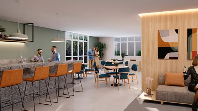 Salão de festas Top Mooca - Residencial Mooca — 1-2 quartos 31-42m², Tibério