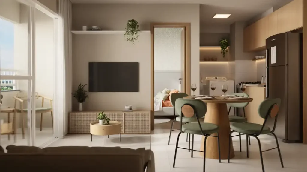 Poente dos Tucanos - Fase 1 (MRV SP): Living — 2 quartos em Pirituba, São Paulo