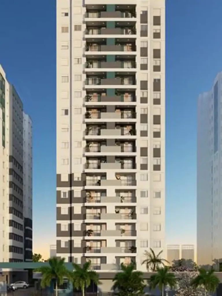 Fachada Modern Mooca — apartamento 2 quartos, Em construção em Cambuci