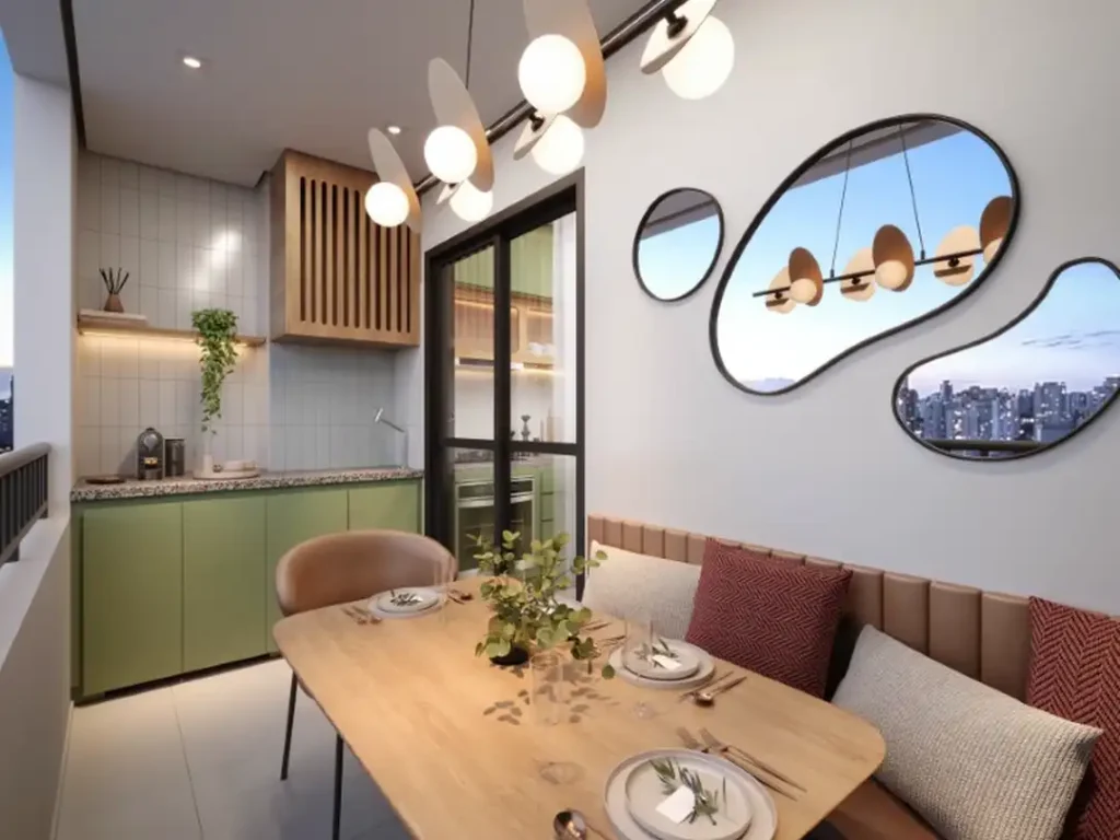 Cozinha Smarthome Vila Sônia Vila Sônia — 1-2 quartos 25-64m², Área Incorporadora