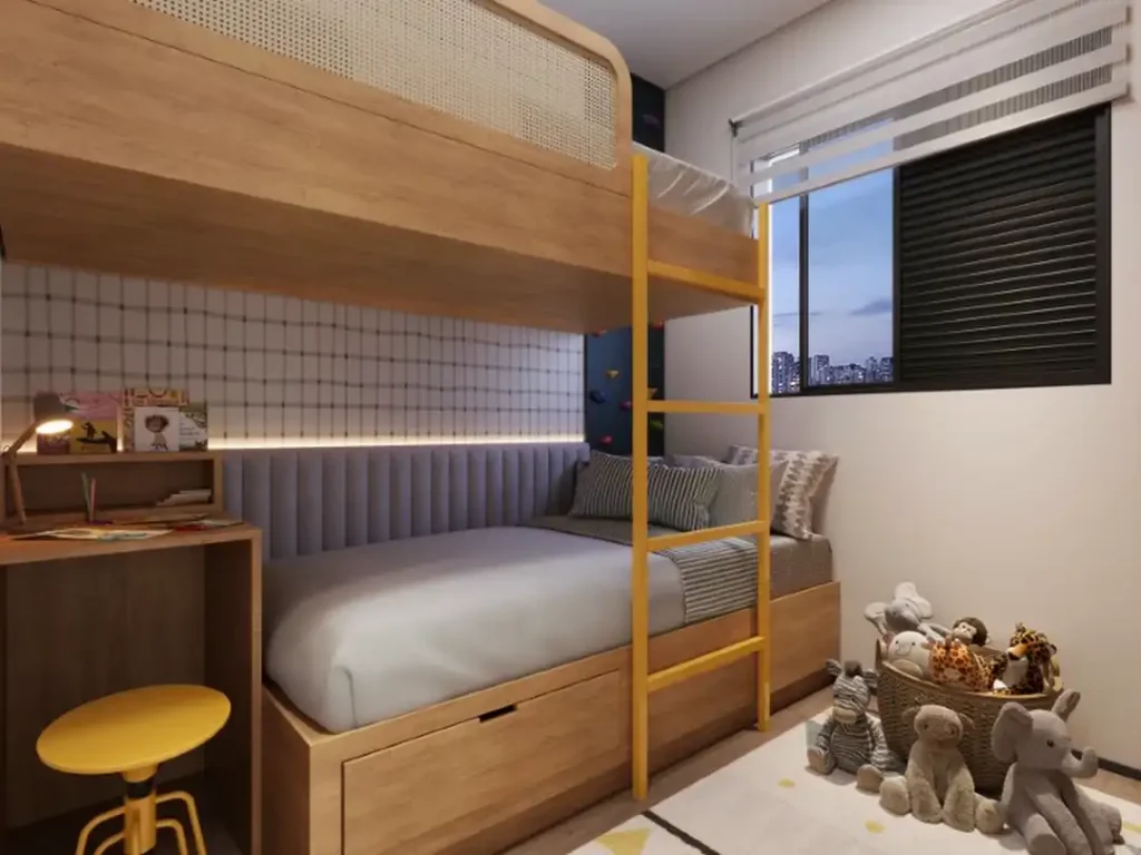 Dormitório — Smarthome Vila Sônia (Área Incorporadora), 1-2 quartos em Vila Sônia