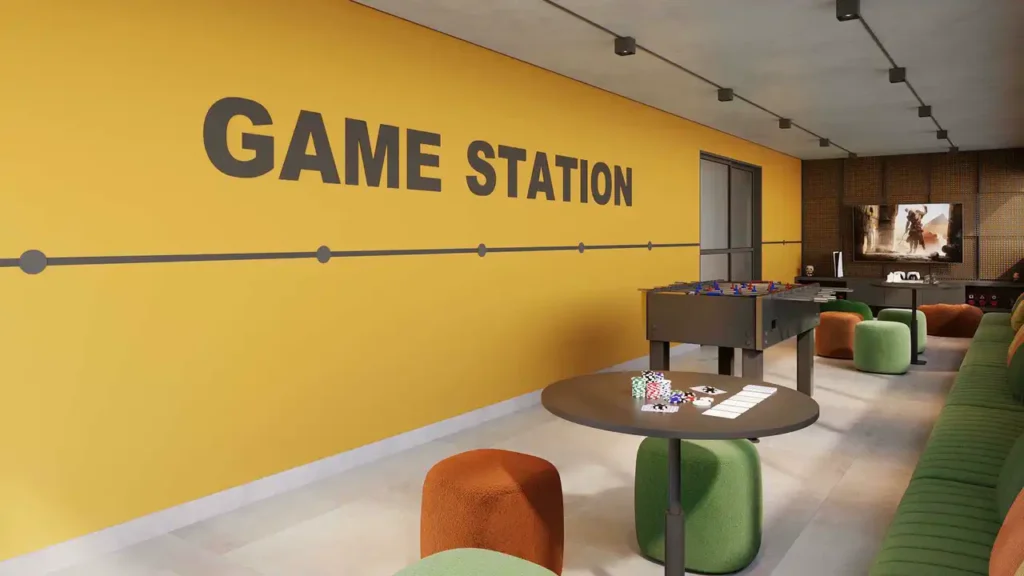 Station Vila Sônia Vila Sônia, São Paulo — Sala de jogos, apartamento 1-2 quartos 25-72m²
