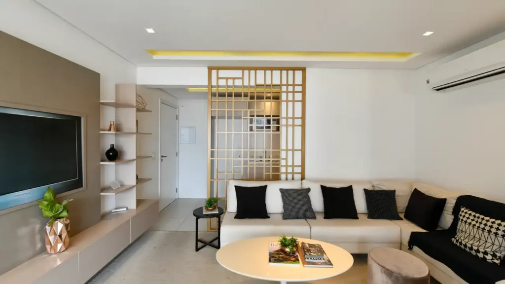 All Jazz Vila Mascote, São Paulo — Sala de estar, apartamento 2 quartos 68m²