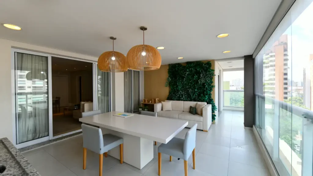 Apartamento 3 quartos Vila Mascote — Varanda com churrasqueira do Opus 95