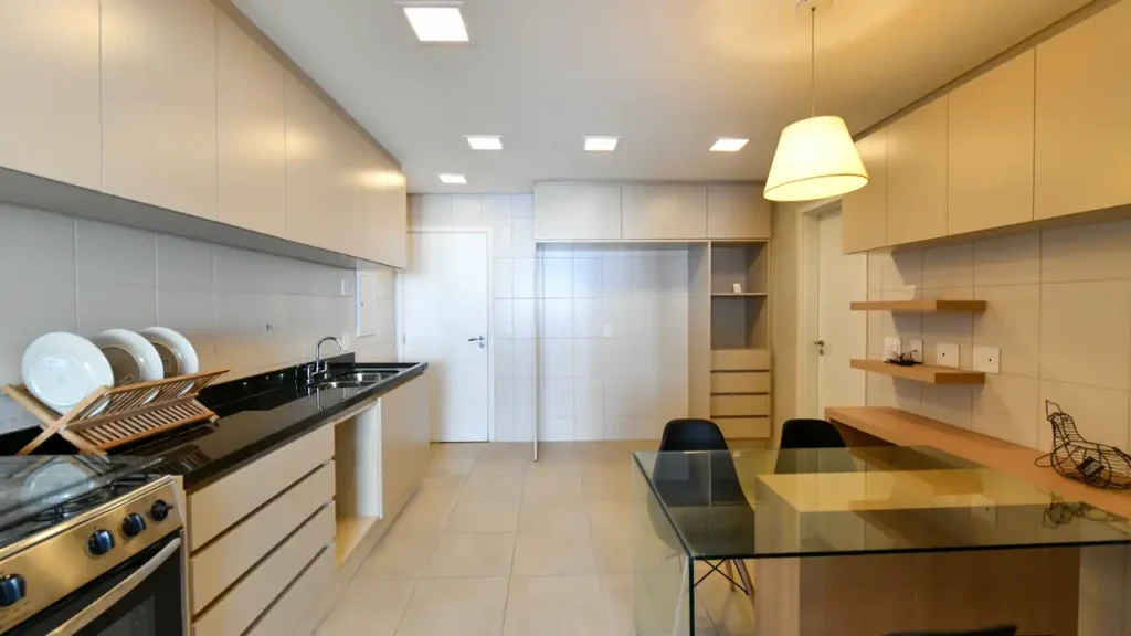 Opus 95 Vila Mascote, São Paulo — Cozinha com copa integrada, apartamento 3 quartos 165m²