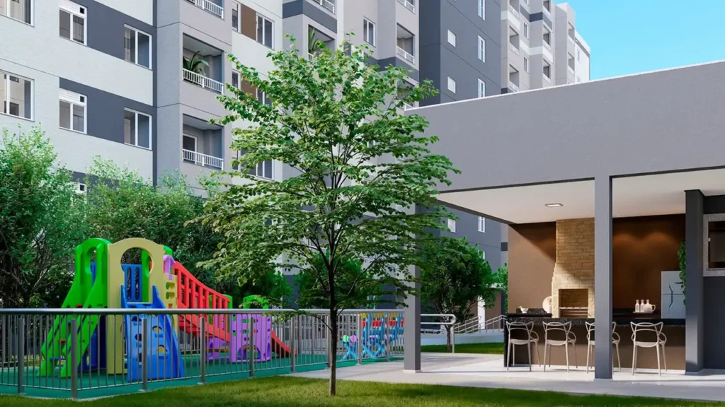 Em construção Pirituba: Churrasqueira Poente das Orquídeas - Fase 2, 2 quartos 36m²