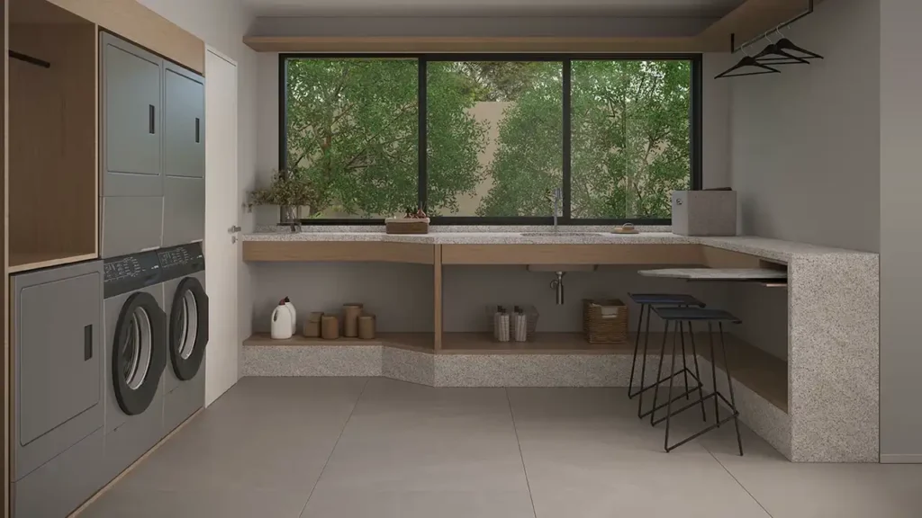 Trya Mooca, São Paulo — Lavanderia, apartamento 1 quartos 31-51m²