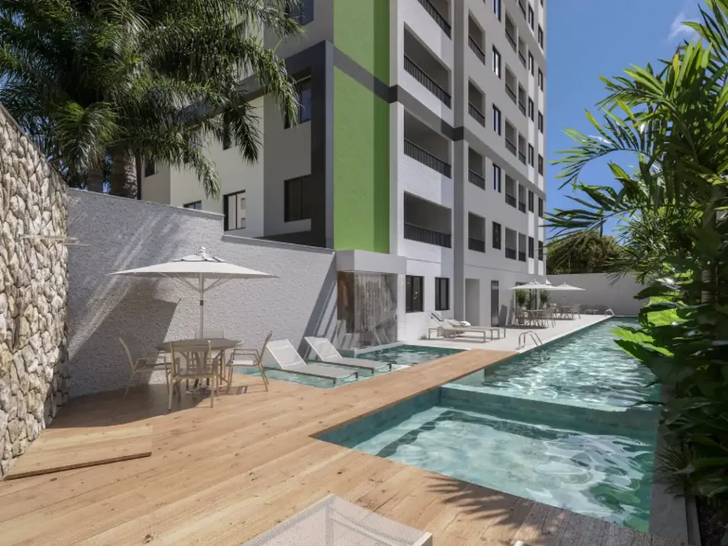 Piscina Pin Estação Vila Sônia - Fase 1 — apartamento 1-2 quartos, Em construção em Vila Sônia