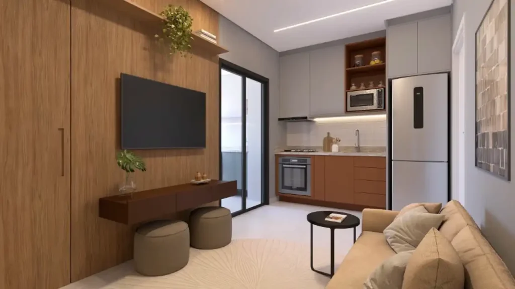 Maskan Ipiranga - Residencial Sacomã, São Paulo — Living, apartamento 1-2 quartos 17-67m²