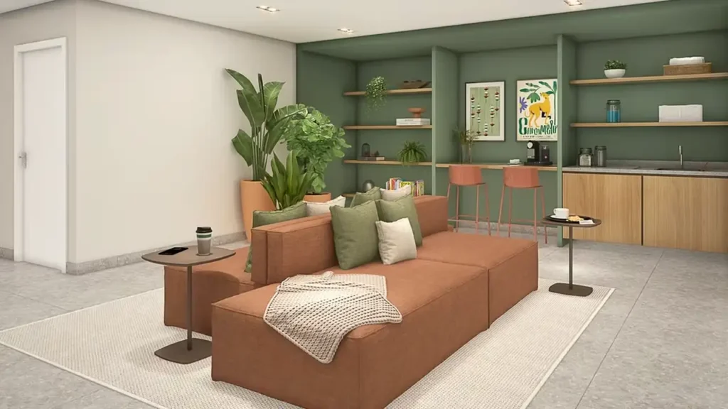 Lounge — Home 375 (CasaViva), 1-2 quartos em Vila Sônia