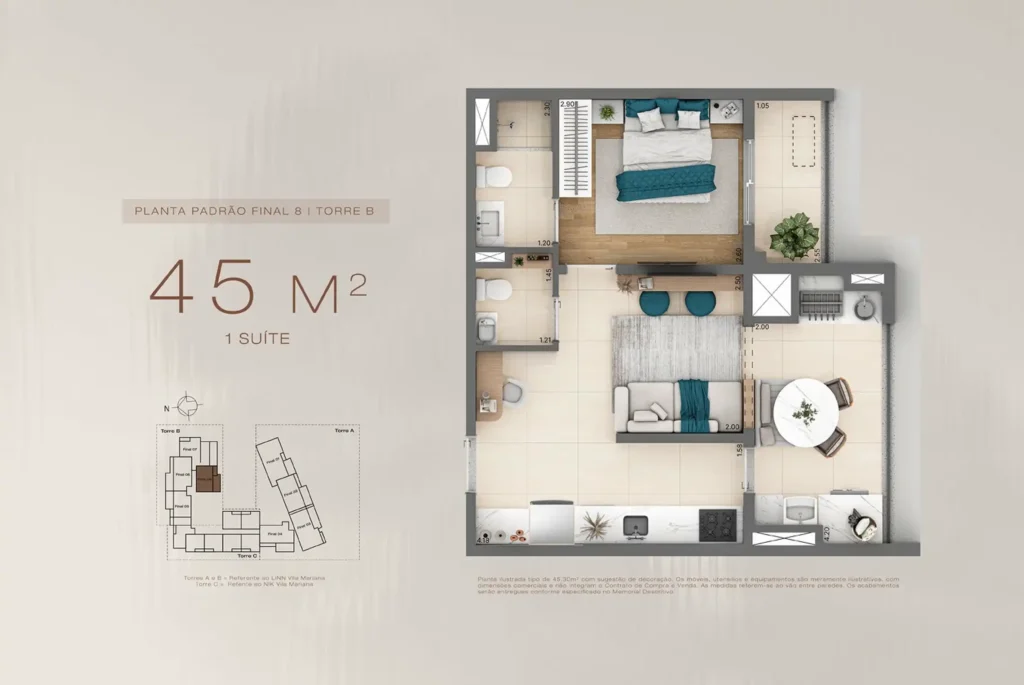 Linn Vila Mariana — Planta