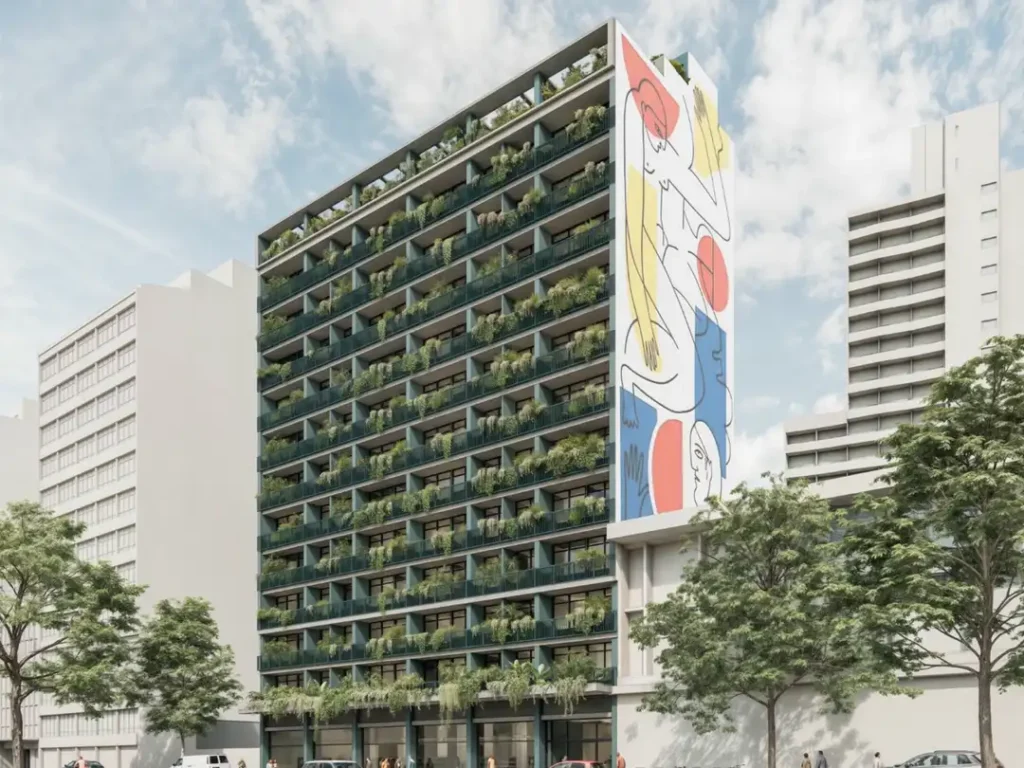 Fachada SP&VC Luz — apartamento 1 quartos, Lançamento em Centro