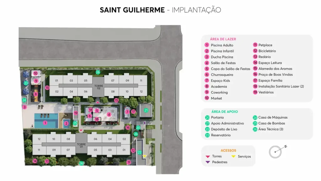 Implantação Saint Vila Guilherme - Breve Lançamento Vila Guilherme — 2 quartos 35-53m², MRV SP