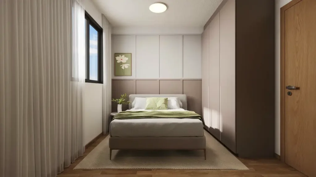 Dormitório Nascente Pico dos Marins Jardim Cidade Pirituba — 2 quartos 34-52m², MRV SP