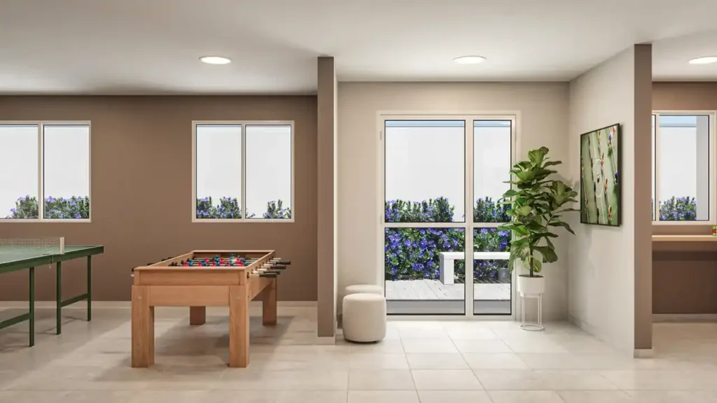 Lançamento Limão: Sala de jogos Flow Limão, 2 quartos 37-39m²