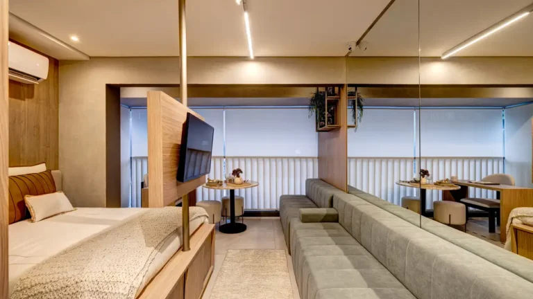 Apartamento 1 quartos Pinheiros — Unidade decorada modelo do Icon João Moura - NR