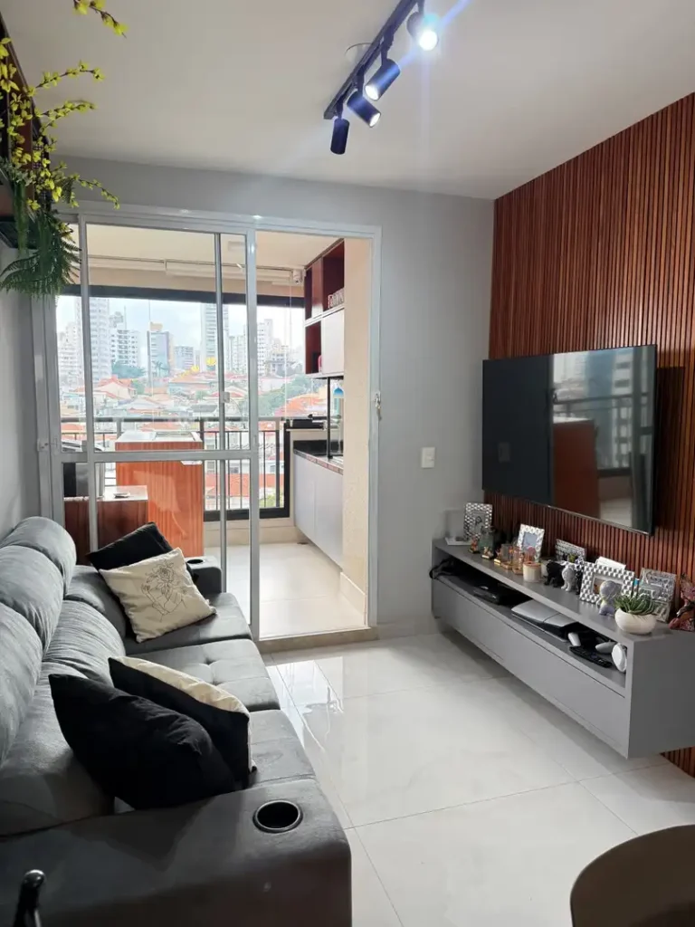 Living Wish Mooca Apto 64B (Cyrela SP Revendas): 050 living — 2 quartos em Mooca, São Paulo