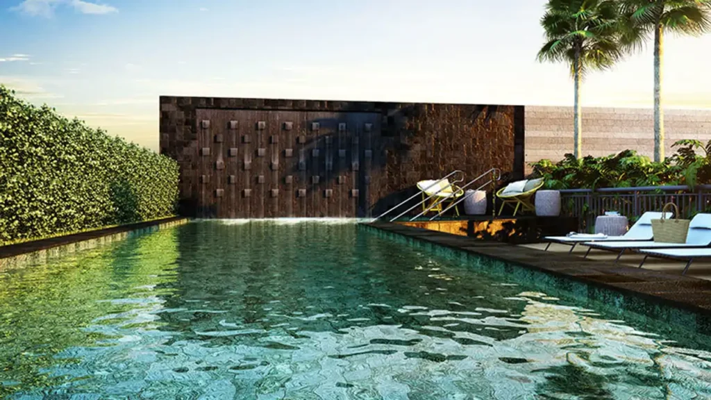 Pronto novo Centro: Piscina Setin Downtown Genebra, 1 quartos 40m²