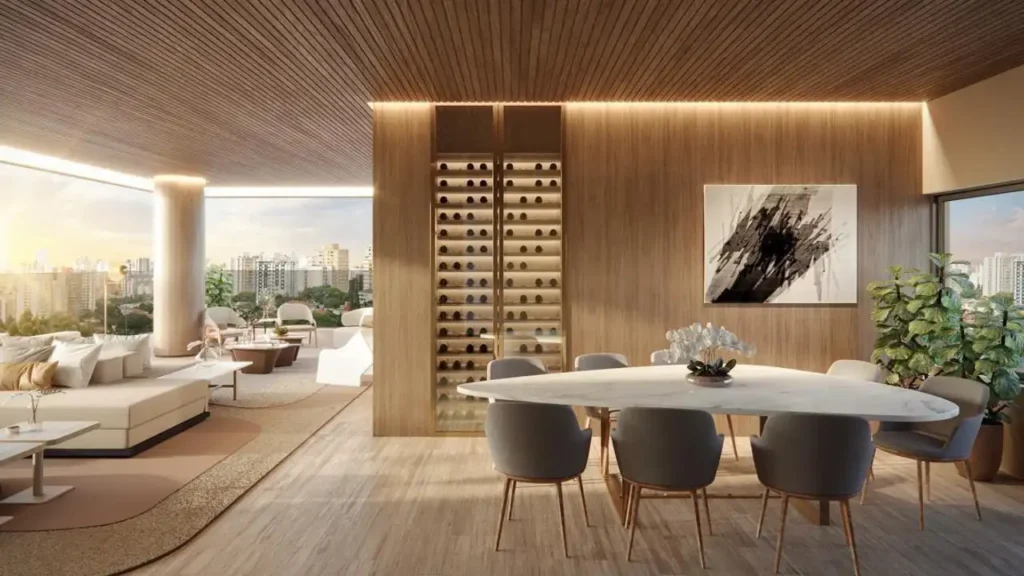 Living Haddock 885 - Residencial Cerqueira César — 3 quartos 185m², Mitre Realty