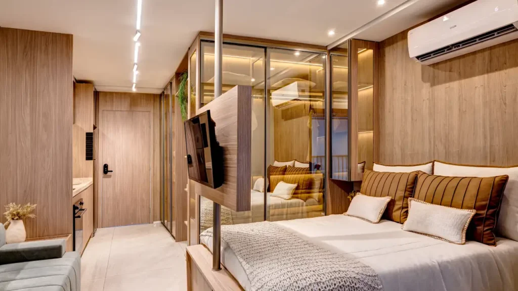 Icon João Moura - NR Pinheiros, São Paulo — Unidade decorada modelo, apartamento 1 quartos 28-57m²