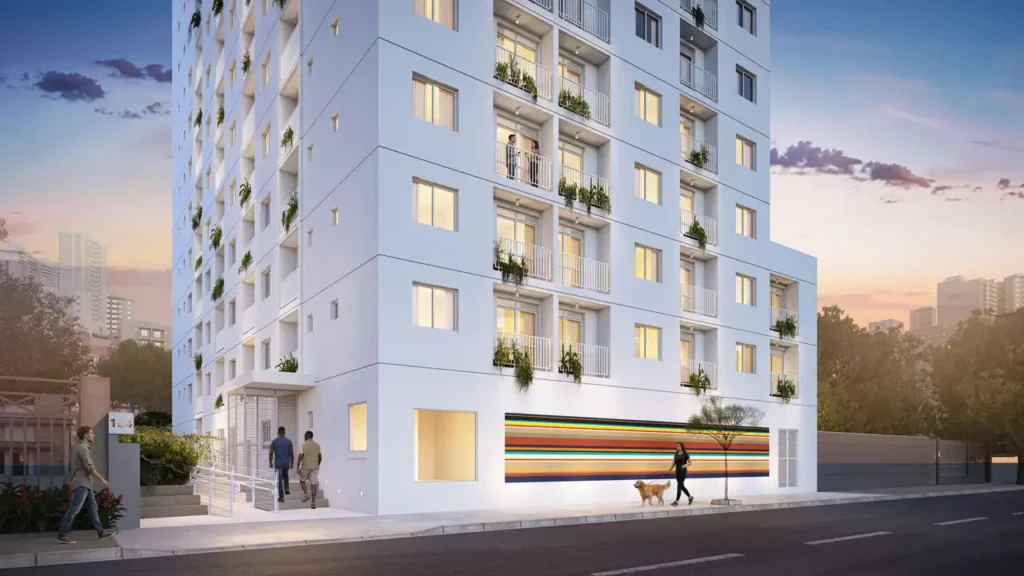 020 portaria Bem Viver Praça Fortunato — apartamento 1-2 quartos, Lançamento em Vila Buarque