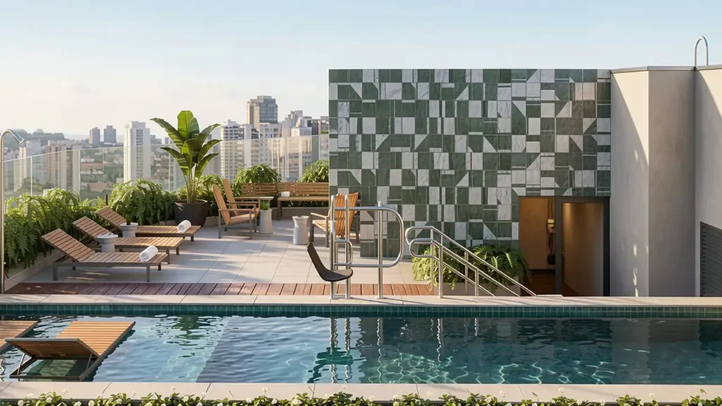 290 piscina — Praça 603 (Ópera Gestora), 1 quartos em Saúde