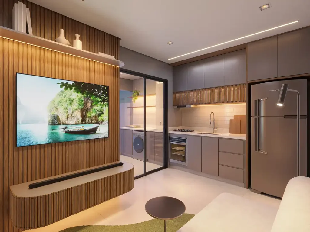 050 living — Conexão Anhembi Santana - Breve Lançamento (Integra Urbano), 1-2 quartos em Santana