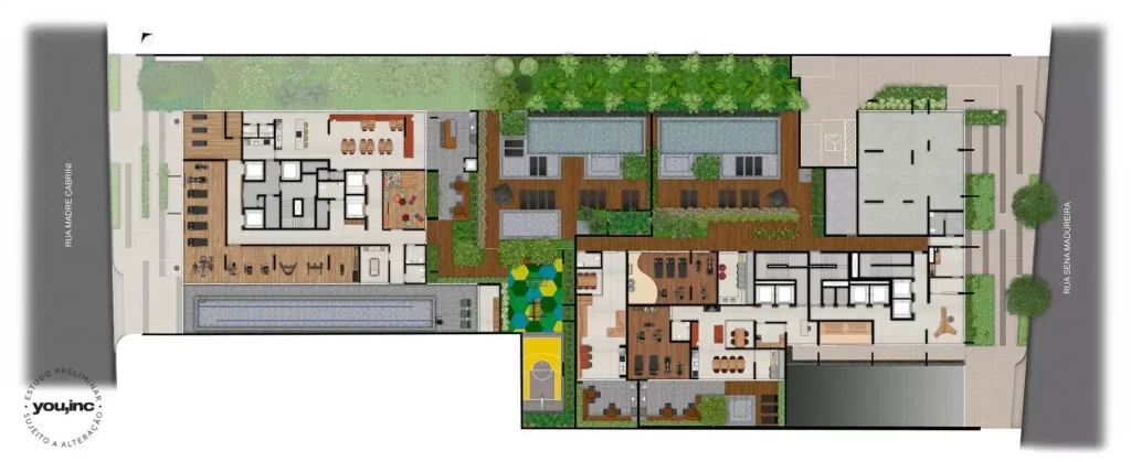 Implantação condomínio Park Mariana Life - NR — 1 quartos em Vila Mariana