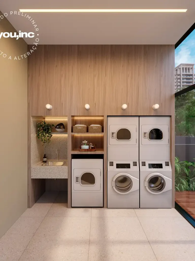Park Mariana Life - NR Vila Mariana, São Paulo — Lavanderia, apartamento 1 quartos 23-29m²
