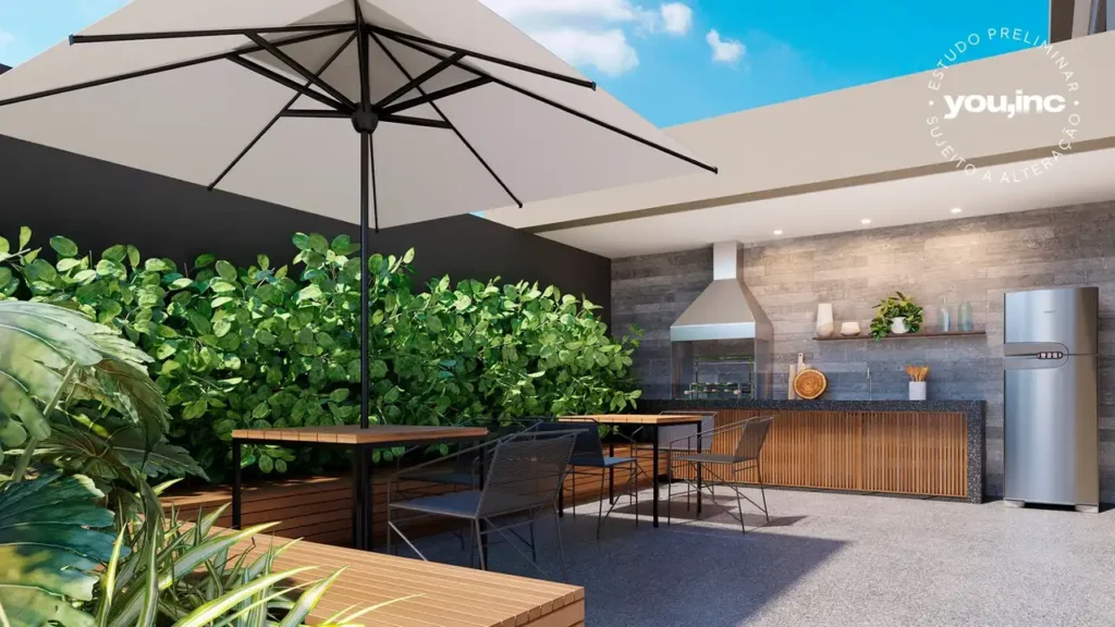 Em construção Vila Mariana: Churrasqueira Park Mariana Life - NR, 1 quartos 23-29m²
