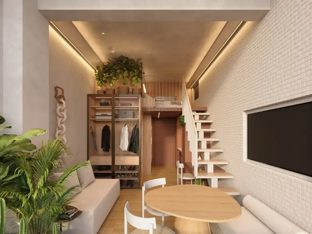 Vista Madalena by You - Residencial (You Inc): Living — 1-2 quartos em Vila Madalena, São Paulo
