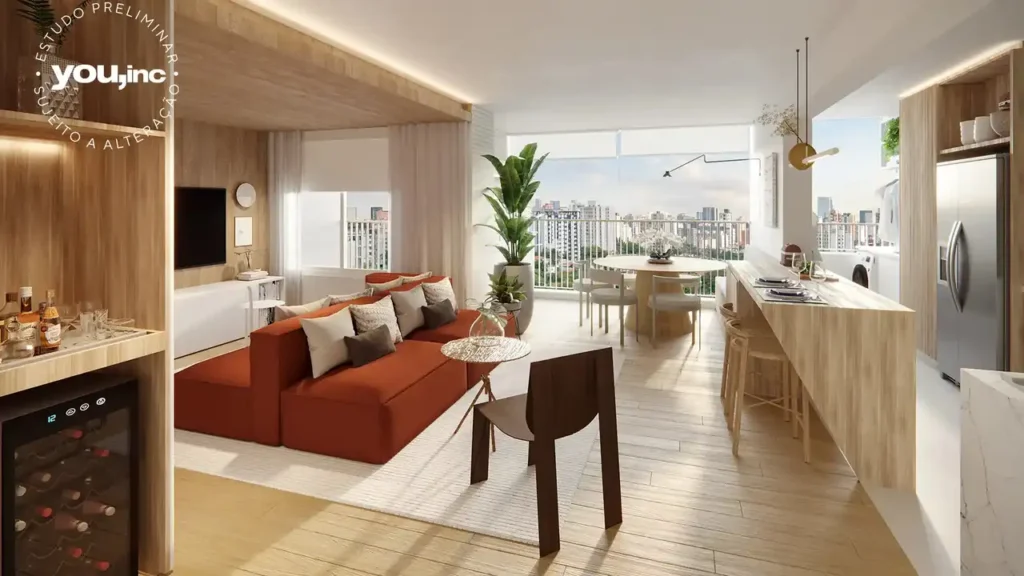 Living Barô Higienópolis by You - Residencial Higienópolis — 1-2 quartos 24-67m², You Inc