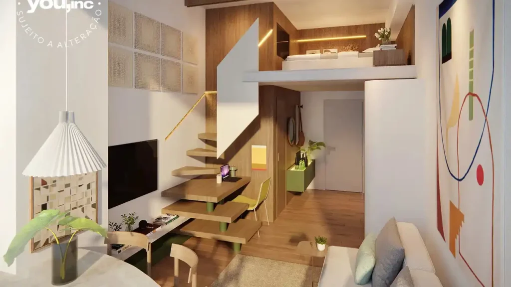 Barô Higienópolis by You - Residencial Higienópolis, São Paulo — Living, apartamento 1-2 quartos 24-67m²