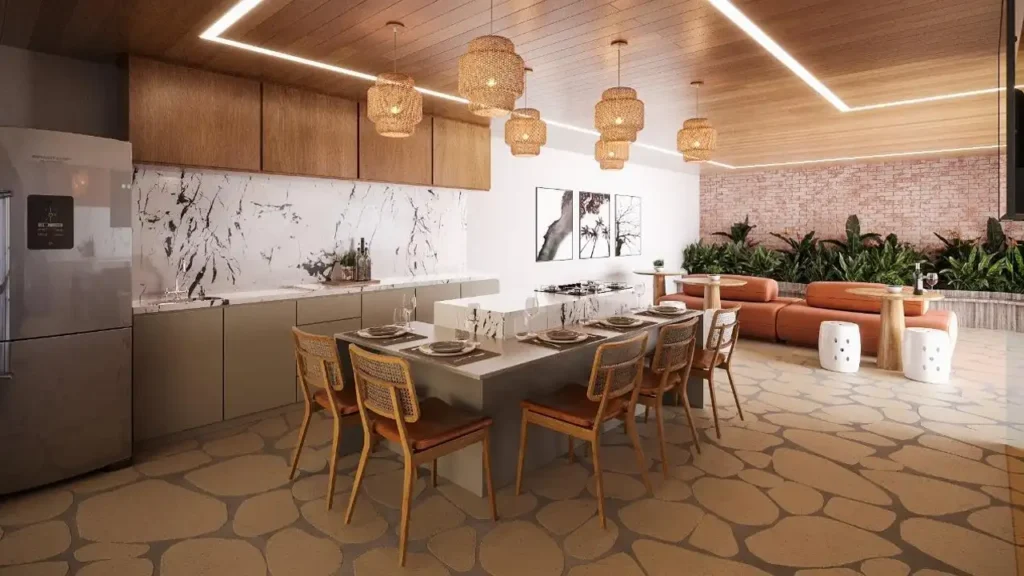 Nurban Liberdade - Residencial (Vitaurbana): Salão de Festas — 1 quartos em Liberdade, São Paulo