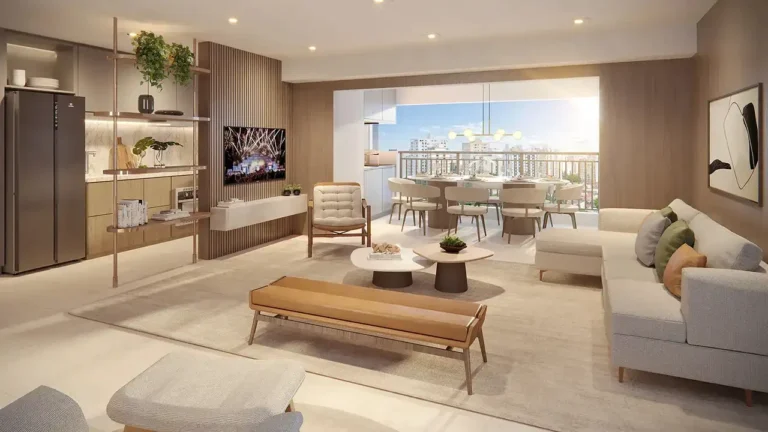 Apartamento 3 quartos Jardim São Paulo(Zona Norte) — Living do Raízes Jardim São Paulo