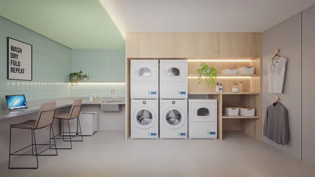 Lavanderia Icon João Moura - Residencial Pinheiros — 1-2 quartos 26-89m², Unyon Desenvolvimento Imobiliário