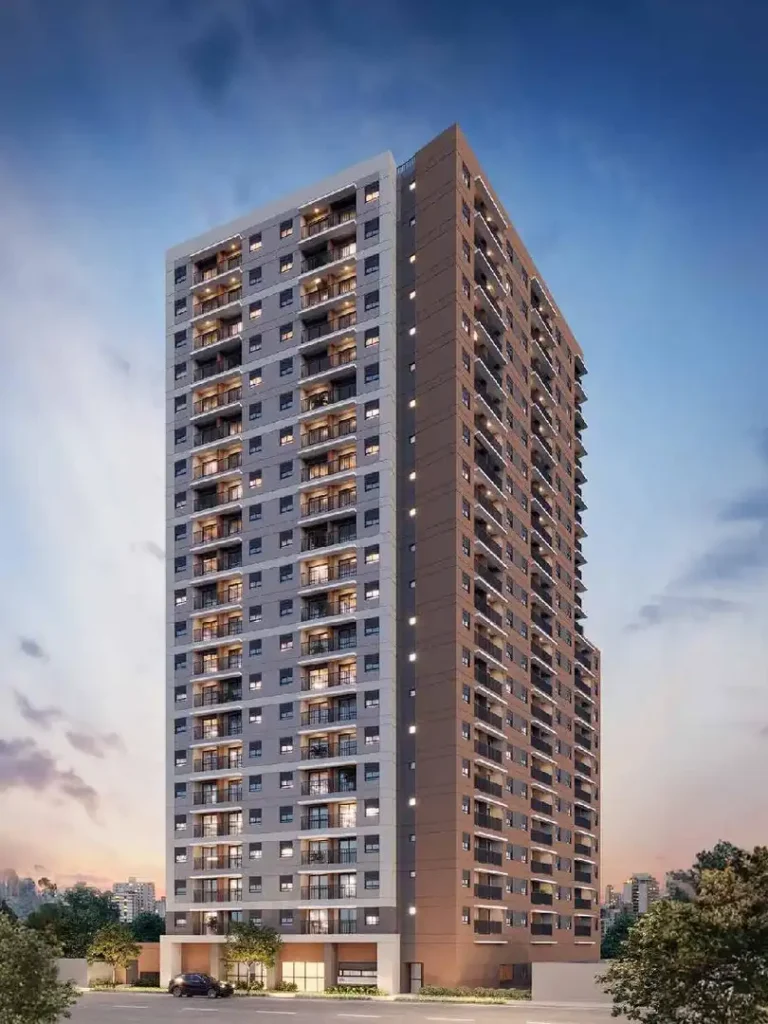 Fachada QG Higienópolis by You — apartamento 1 quartos, Em construção em Higienópolis