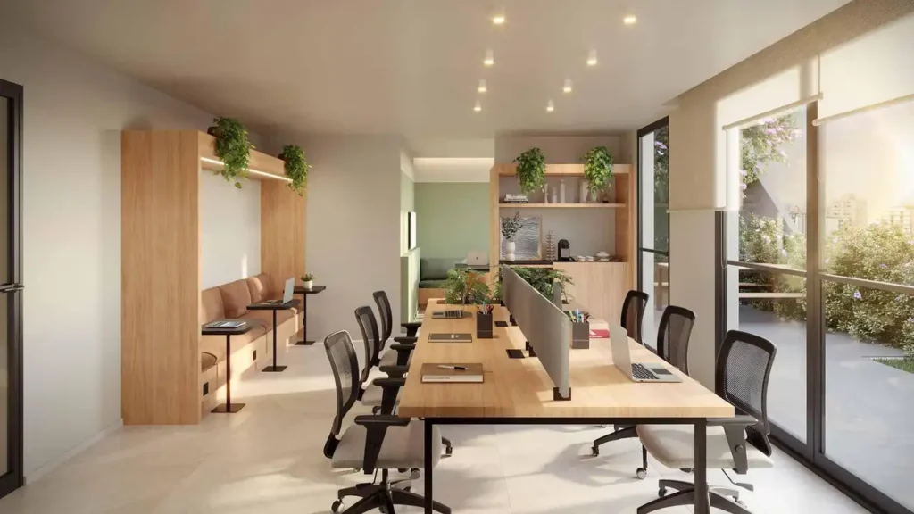 Em construção Higienópolis: Coworking QG Higienópolis by You, 1 quartos 24-25m²